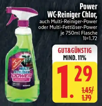 Edeka Power WC-Reiniger Chlor Angebot