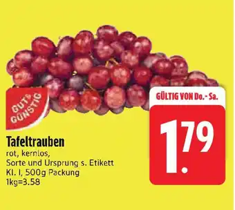 Edeka GUT&GUNSTIG Tafeltrauben Angebot