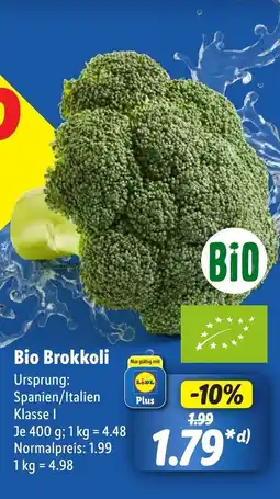 Lidl Bio Brokkoli Angebot