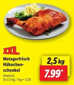 Lidl XXL Metzgerfrisch Hähnchen- schenkel Angebot