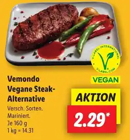 Lidl Vemondo Vegane Steak- Alternative Angebot