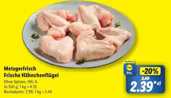 Lidl Metzgerfrisch Frische Hähnchenflügel Angebot