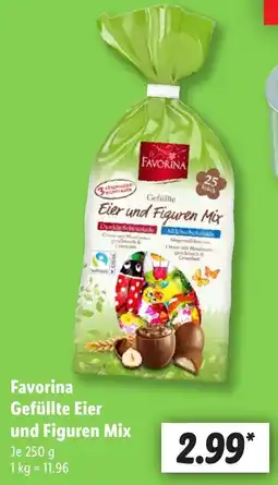 Lidl Favorina Gefüllte Eier und Figuren Mix Angebot