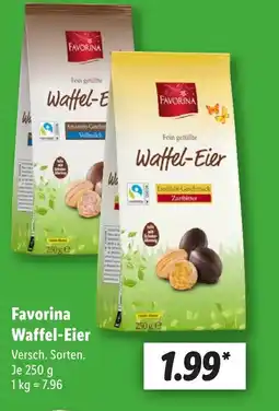 Lidl Favorina Waffel-Eier Angebot