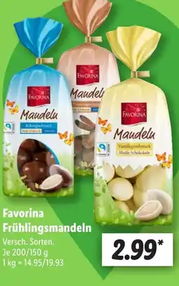 Lidl Favorina Frühlingsmandeln Angebot