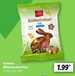 Lidl Favorina Blätterkrokant Eier Angebot