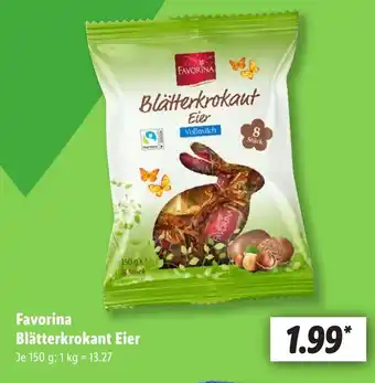 Lidl Favorina Blätterkrokant Eier Angebot