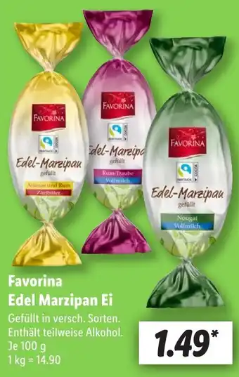 Lidl Favorina Edel Marzipan Ei Angebot