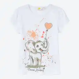 NKD Kinder-Mädchen-T-Shirt mit Elefanten-Motiv Angebot