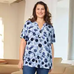 NKD Damen-Bluse mit modischem Punkte-Druck, große Größen Angebot