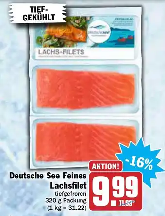 AEZ Deutsche See Feines Lachsfilet 320g Angebot