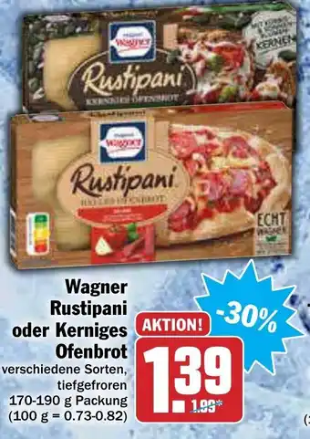 AEZ Wagner Rustipani oder Kerniges Ofenbrot 170-190g Angebot