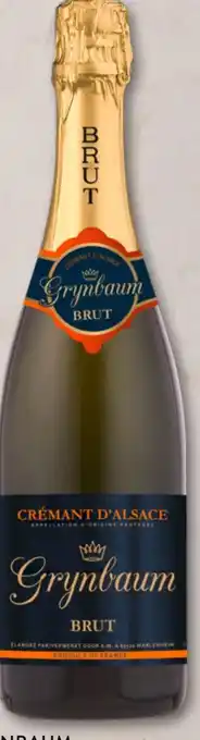 Aldi Nord Winery Grynbaum Crémant d’Alsace Brut Angebot