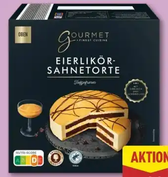 Aldi Nord Gourmet Finest Cuisine Eierlikör-Sahnetorte Angebot