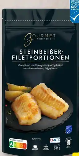 Aldi Nord Gourmet Finest Cuisine Steinbeißerfiletportionen Angebot