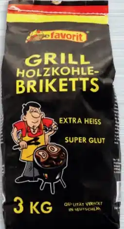 Hepsi-Markt Favorit Grill Holzkohle-Briketts Angebot