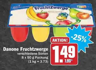 AEZ Danone Fruchtzwerge 8x50g Angebot