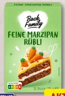 Aldi Nord Back Family Feine Marzipan-Rübli Angebot