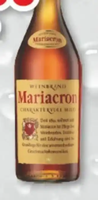 trinkgut Mariacron Weinbrand Angebot