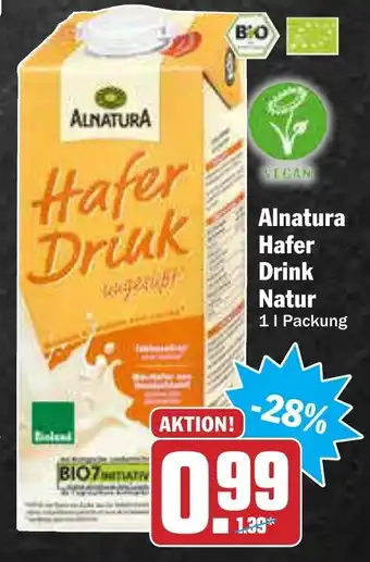 AEZ Alnatura Hafer Drink Natur 1L Angebot