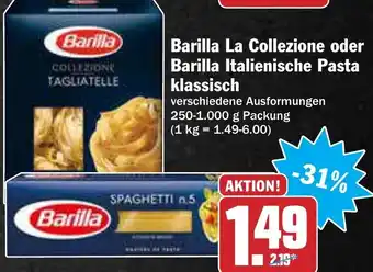 AEZ Barilla La Collenzione oder Barilla Italienische Pasta klassisch 250-1.000g Angebot