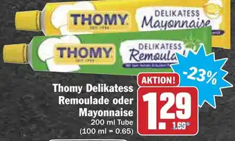 AEZ Thomy Delikatess Remoulade oder Mayonnaise 200ml Angebot