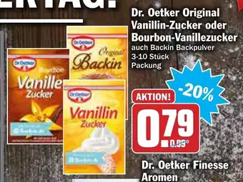 AEZ Dr. Oetker Original Vanillin Zucker oder Bourbon Vanillezucker Angebot