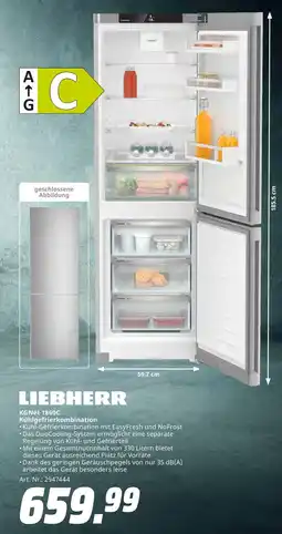 MediaMarkt Liebherr kgnet 1860c kühlgefrierkombination Angebot