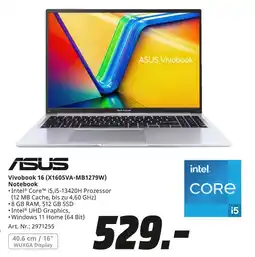 MediaMarkt Asus vivobook 16 (x1605va-mb1279w) Angebot