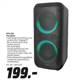 MediaMarkt Pps 200 partybox Angebot