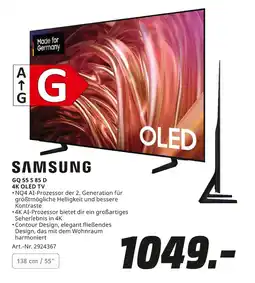 MediaMarkt Samsung gq 55 s 85 d 4k oled tv Angebot