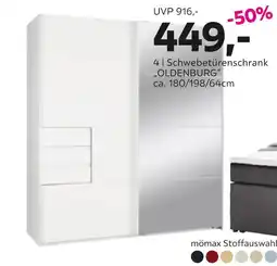 Mömax Schwebetürenschrank „oldenburg“ Angebot