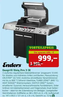 Pflanzen Kölle Enders gasgrill uniq pro 3 ik Angebot