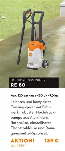 STIHL Hochdruckreiniger re 80 Angebot