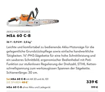 STIHL Stihl msa 60 c-b Angebot