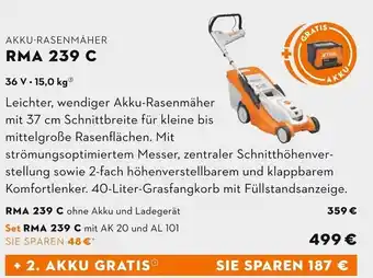 STIHL Stihl akku-rasenmäher rma 239 c Angebot