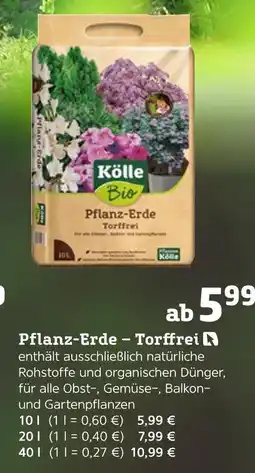 Pflanzen Kölle Pflanz-erde – torffrei Angebot