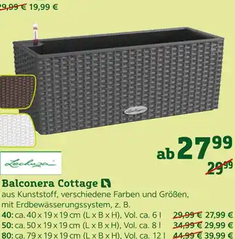 Pflanzen Kölle Lechuza balconera cottage Angebot