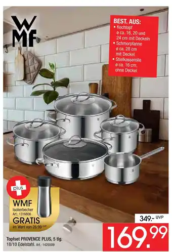 Zurbrüggen Wmf topfset provence plus, 5 tlg Angebot