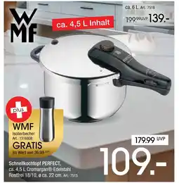 Zurbrüggen Wmf schnellkochtopf perfect Angebot