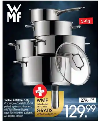 Zurbrüggen Wmf topfset astoria Angebot