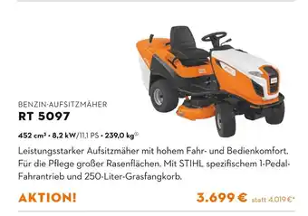 STIHL Stihl benzin-aufsitzmäher rt 5097 Angebot