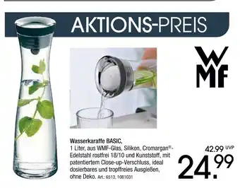 Zurbrüggen Wmf wasserkaraffe basic Angebot