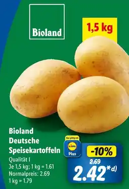 Lidl Bioland deutsche speisekartoffeln Angebot