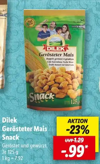 Lidl Dilek gerösteter mais snack Angebot