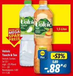 Lidl Volvic touch & tee Angebot