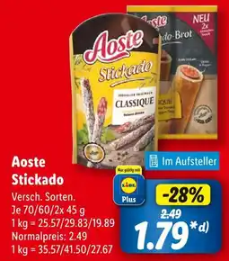 Lidl Aoste stickado Angebot