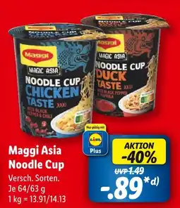 Lidl Maggi maggi asia noodle cup Angebot