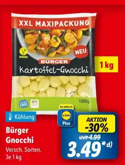 Lidl Bürger kartoffel-gnocchi Angebot