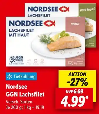 Lidl Nordsee ggn lachsfilet Angebot